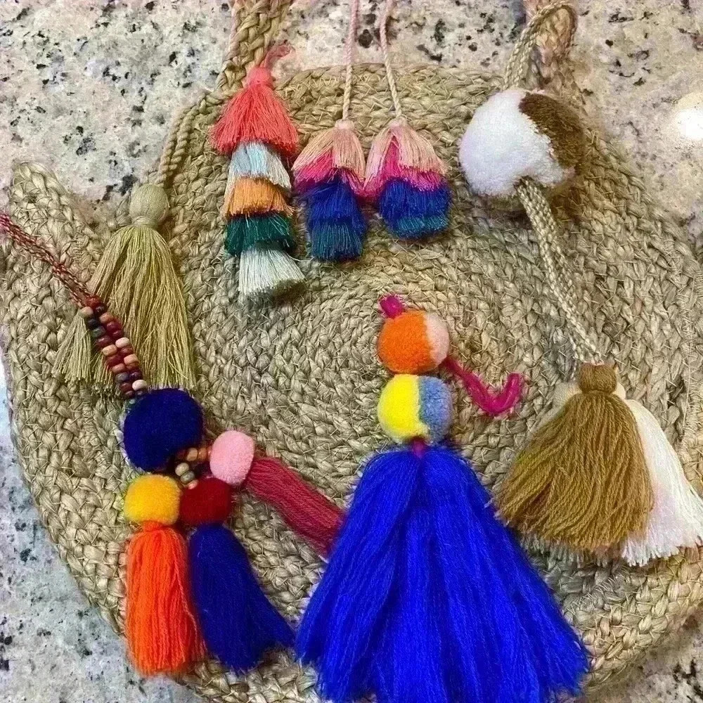 Jute Boho Shoulder Bag - Picture 4 of 5